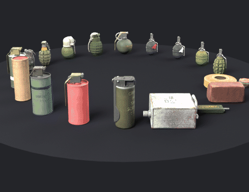 Grenade Pack V1 — гранаты и мины