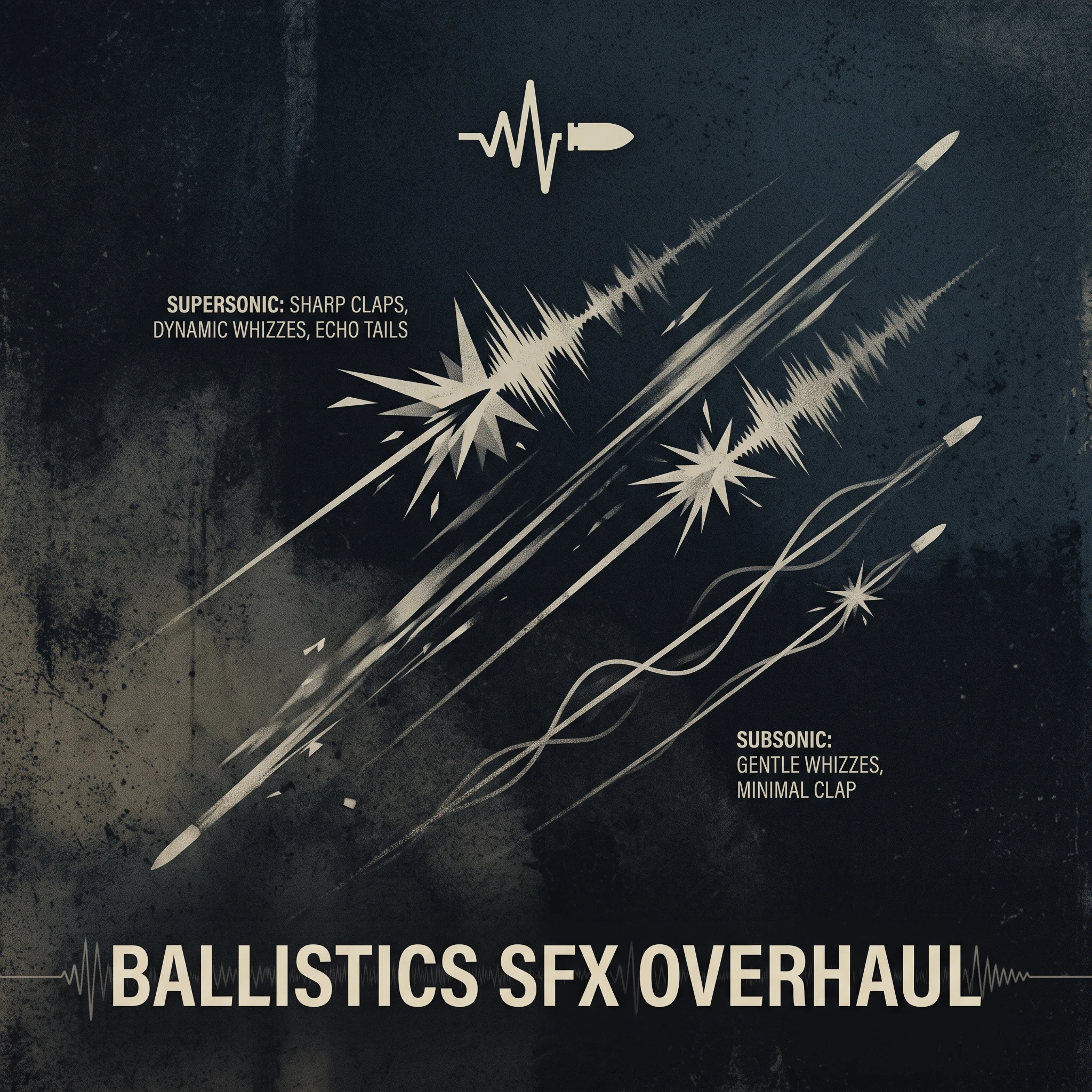 Ballistics SFX Overhaul — реалистичные звуки пролетающих пуль