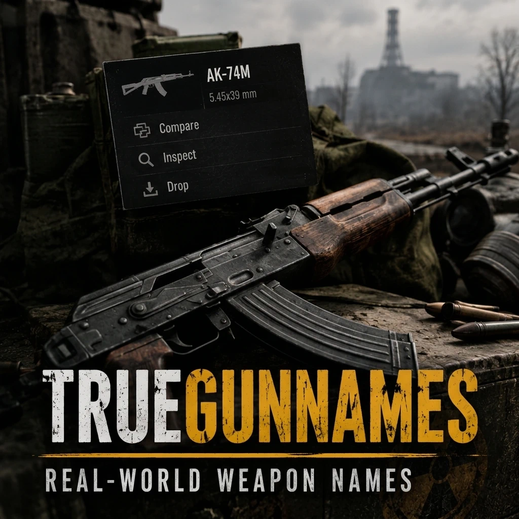 True Gun Names — Реальные названия оружия