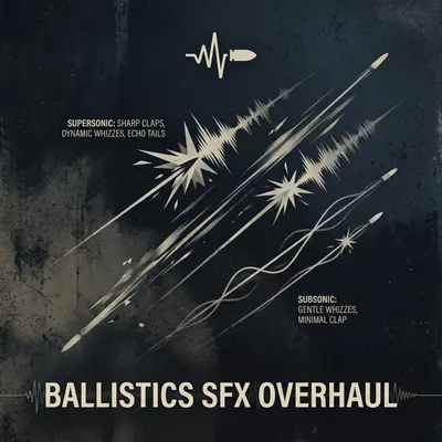 Ballistics SFX Overhaul — реалистичные звуки пролетающих пуль