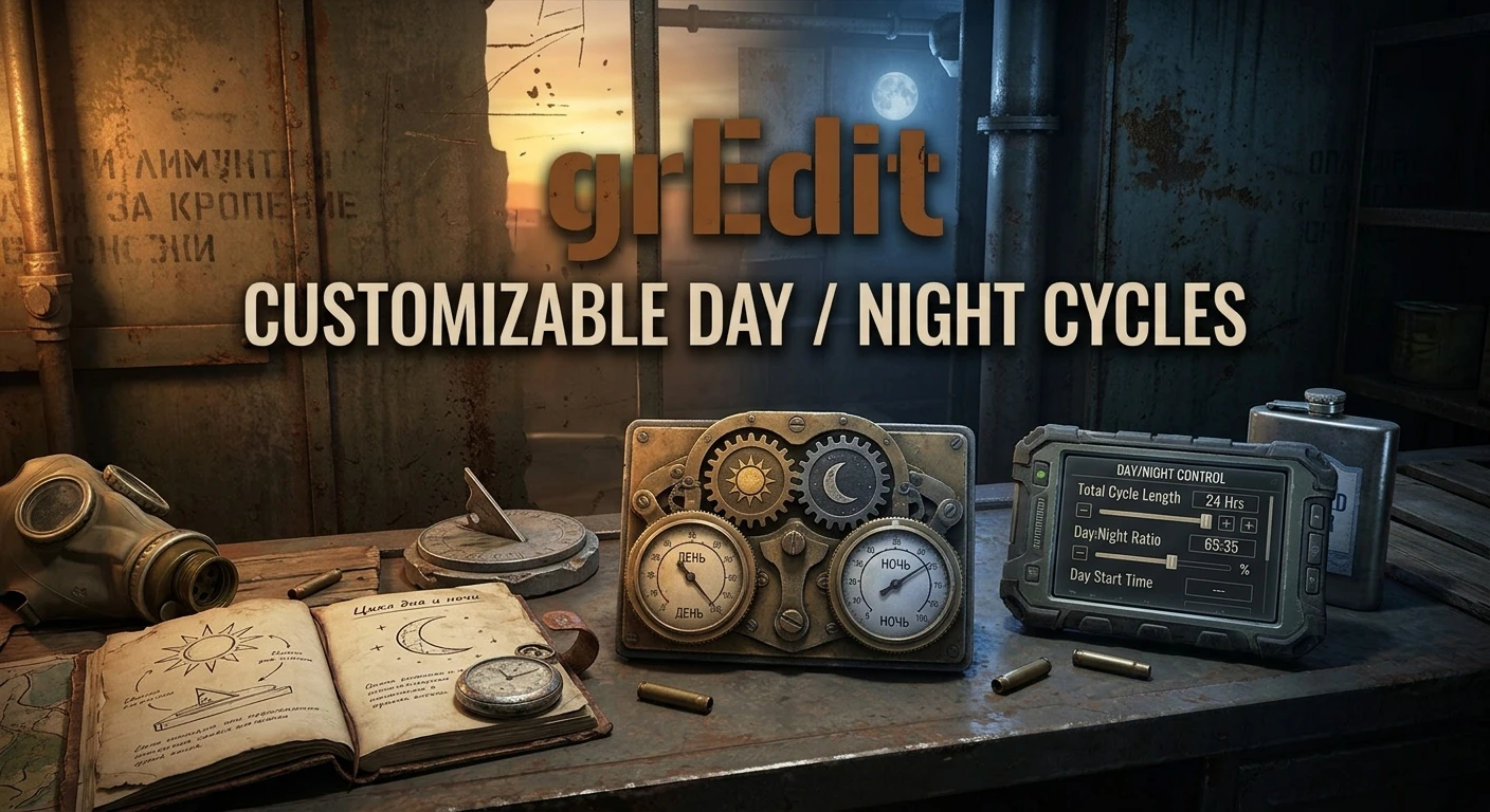 S.T.A.L.K.E.R. 2 «Настраиваемый цикл дня и ночи»