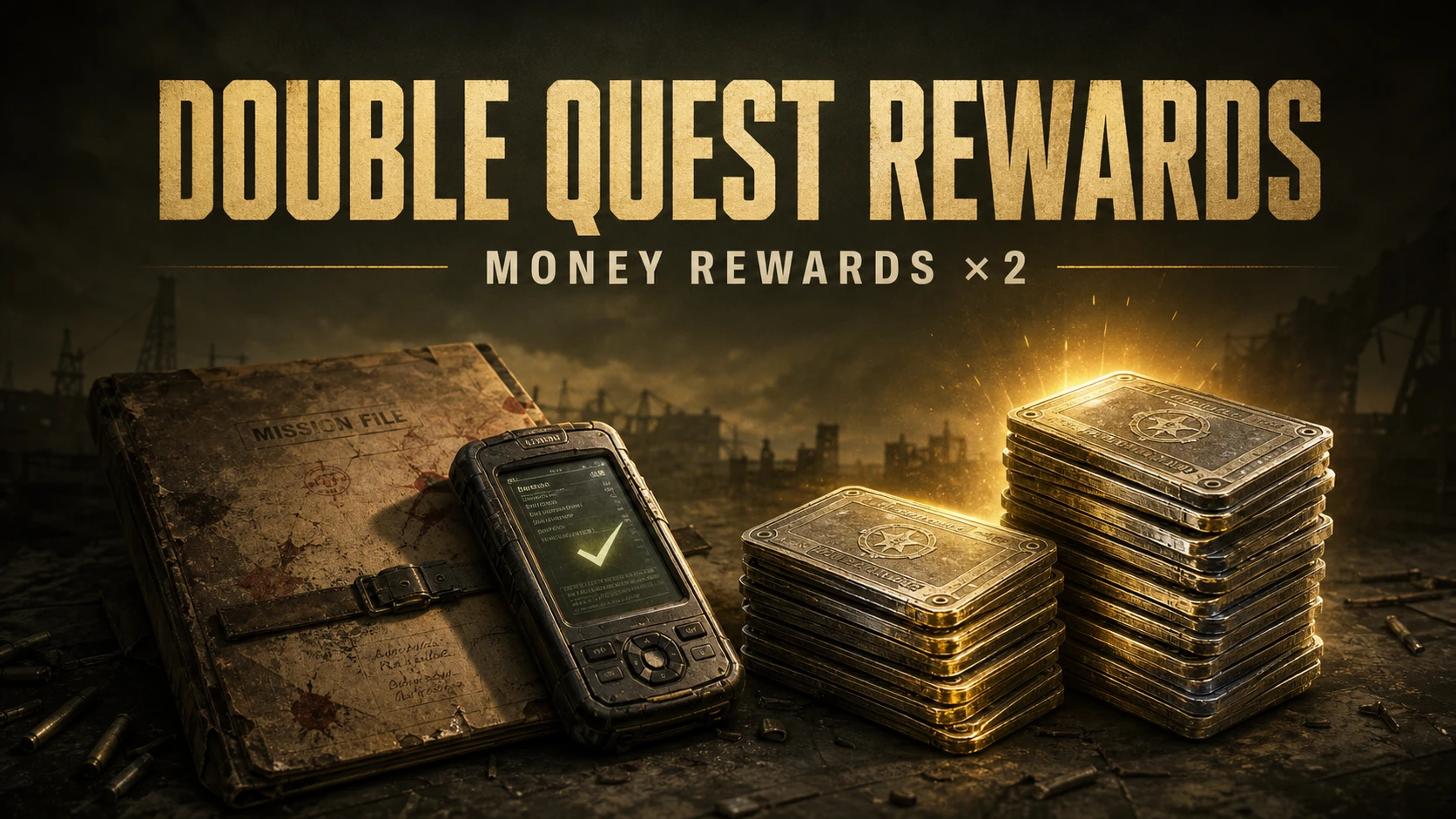 Double Quest Rewards — деньги за задания x2