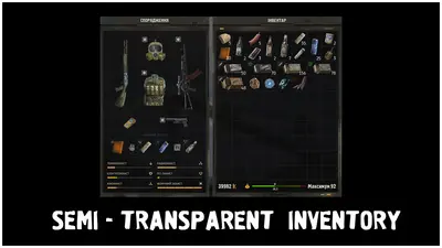 S.T.A.L.K.E.R. 2 — прозрачный фон инвентаря