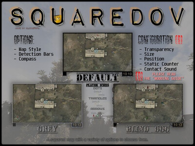 SquareDOV - Square & Customizable Minimap