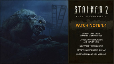 S.T.A.L.K.E.R. 2: Сердце Чернобыля - Вышел новый патч 1.4