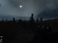 Stalker anomlay redux 9 - Луна, Ночь
