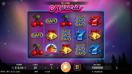 Aurora Casino: бонусы, акции, игротека