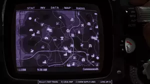 Improved Map with Visible Roads