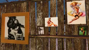 Пинап-картины "Атомная бомба" / Atom Bomb Pinup Paintings скриншот