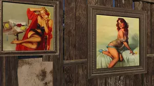 Пинап-картины "Атомная бомба" / Atom Bomb Pinup Paintings скриншот