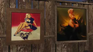 Пинап-картины "Атомная бомба" / Atom Bomb Pinup Paintings скриншот