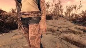 Тату для тела через LooksMenu / Body Tattoos (CBBE, EVB, vanilla) скриншот